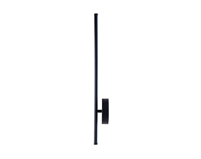 24" LED Wall Sconce, 8W, CCT Selectable, 120-277V, Matte Black