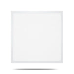 White square 2x2 led backlit panel light with 5000 lumen max, selectable wattage and cct, 120-277v power input
