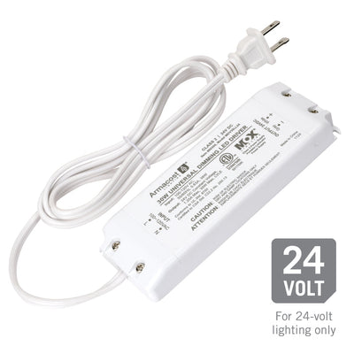 24w, 45W, or 60W Universal Dimming LED Driver, 24-Volt DC