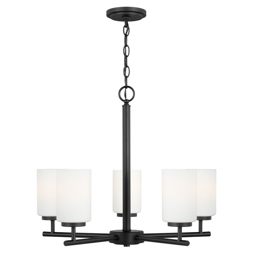 Oslo Collection - Five Light Chandelier | Finish: Midnight Black - 31161EN3-112