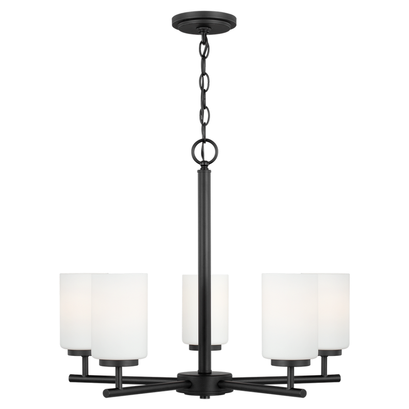 Oslo Collection - Five Light Chandelier | Finish: Midnight Black - 31161EN3-112