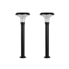 Vantage Bollard Solar Pathway Light, 200 Lumens, 2 PK