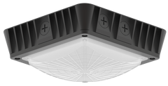 LED Mini Canopy Light, 5490 Lumen Max, Wattage and CCT Selectable, 120-277V, Bronze
