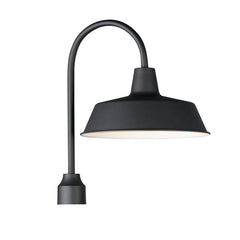 Pier M-Outdoor Post Lantern, 120V, Black, Empire Bronze or Weathered Zinc Finish