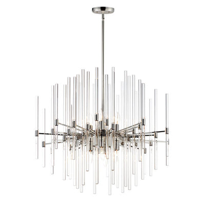 29" Divine 8-Light Pendant, 480W, 120V,  Polished Nickel or Heritage Finish