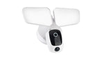 LED Security Floodlight, 20W, CCT Selectable, 120V, Smart Camera and Motion Sensor, Black or White Finish