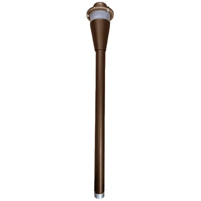 22in AA SERIES PATH LIGHT STEM RGBW BLUETOOTH WG APP, Cap Option Available, Black, Antique Brass, or Oil-Rubbed Bronze