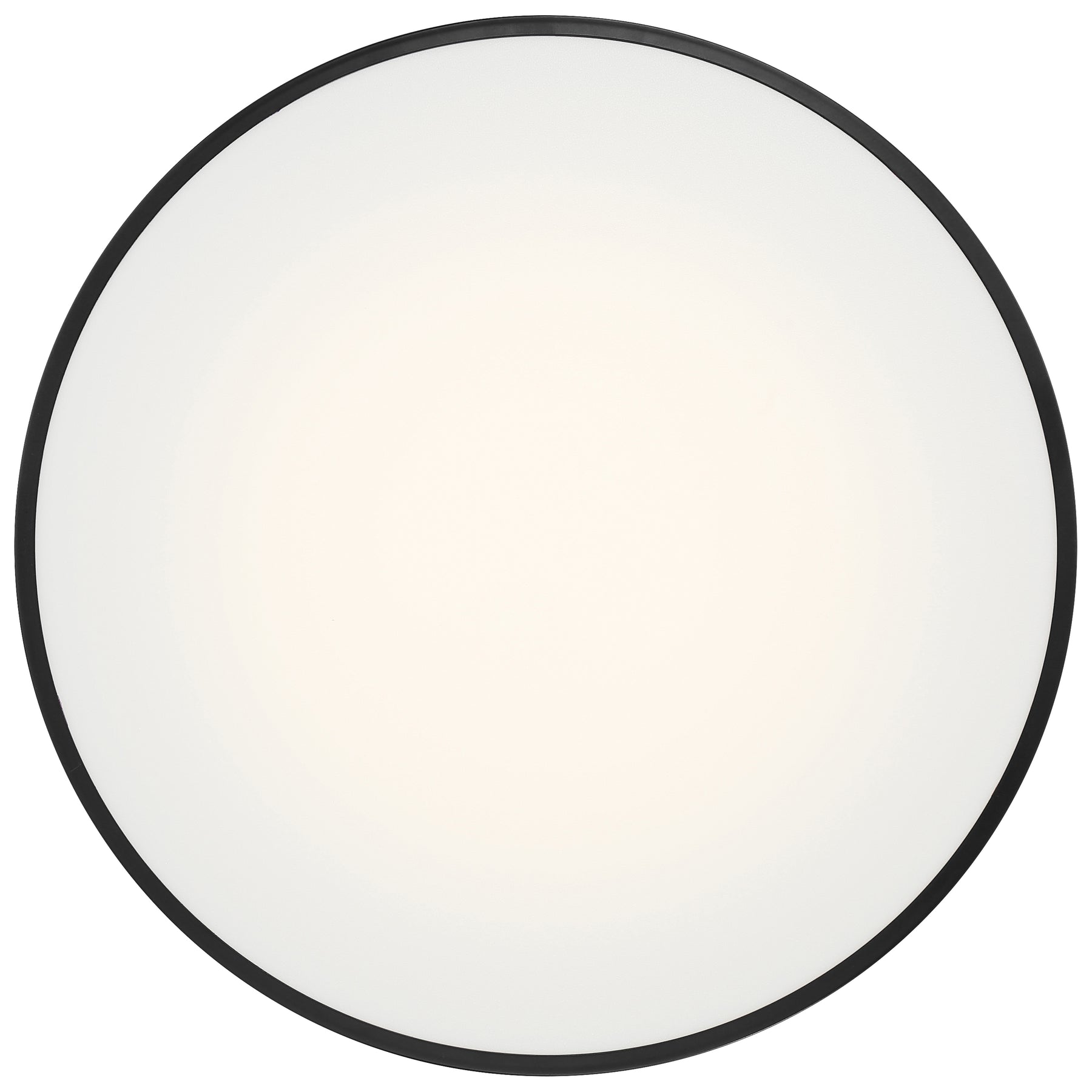 3CCT LED Flush Mount Ceiling Light, 2400 Lumens, 24W, 120V, Black Finish, Como Collection