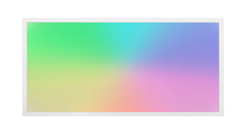2PK 2x4 RGB LED Back-Lit Flat Panel, 4,961 Lumens, 40W, 3500-5000K, 120-277V