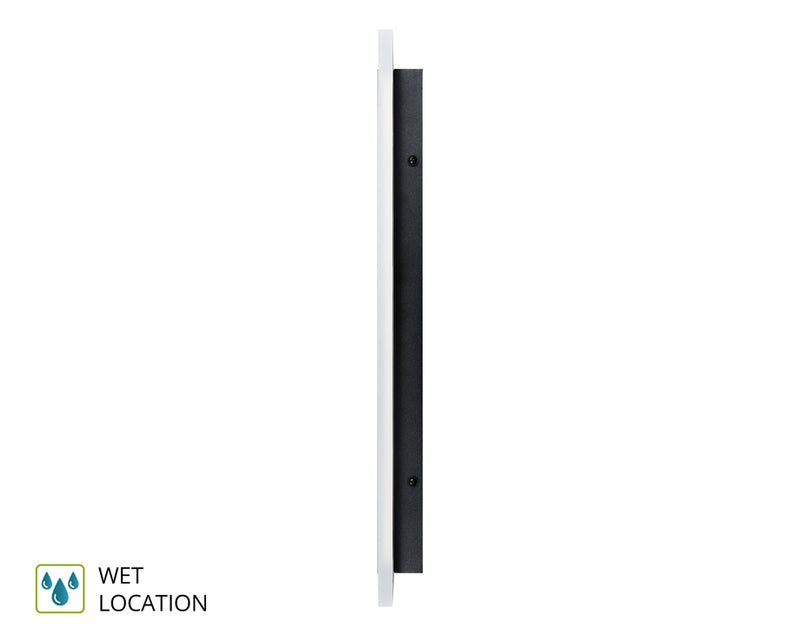 24" LED RGBW Outdoor Wall Sconce, 18W, 120-277V