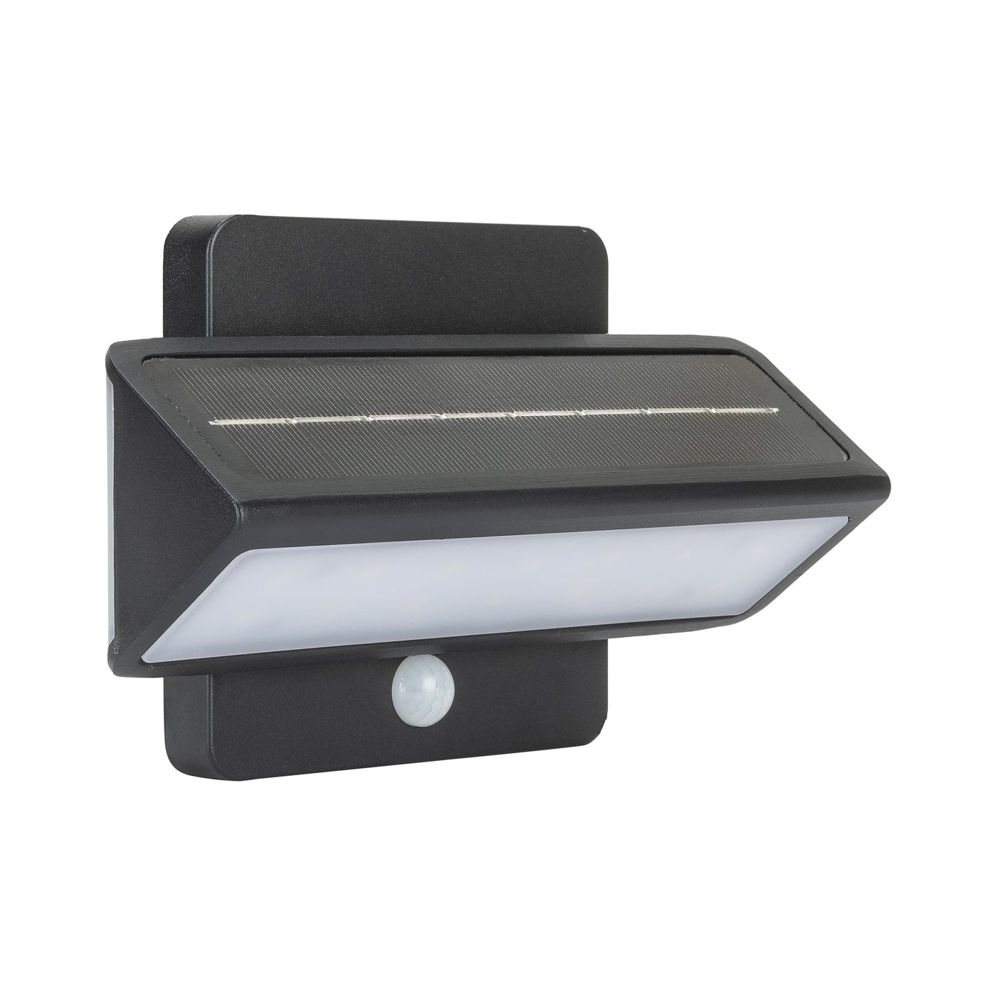 2PK Architectural Solar Wall Accent Light with Motion Sensor, 120 Lumens, 1.2W, 2700 CCT, Black or Bronze Finish
