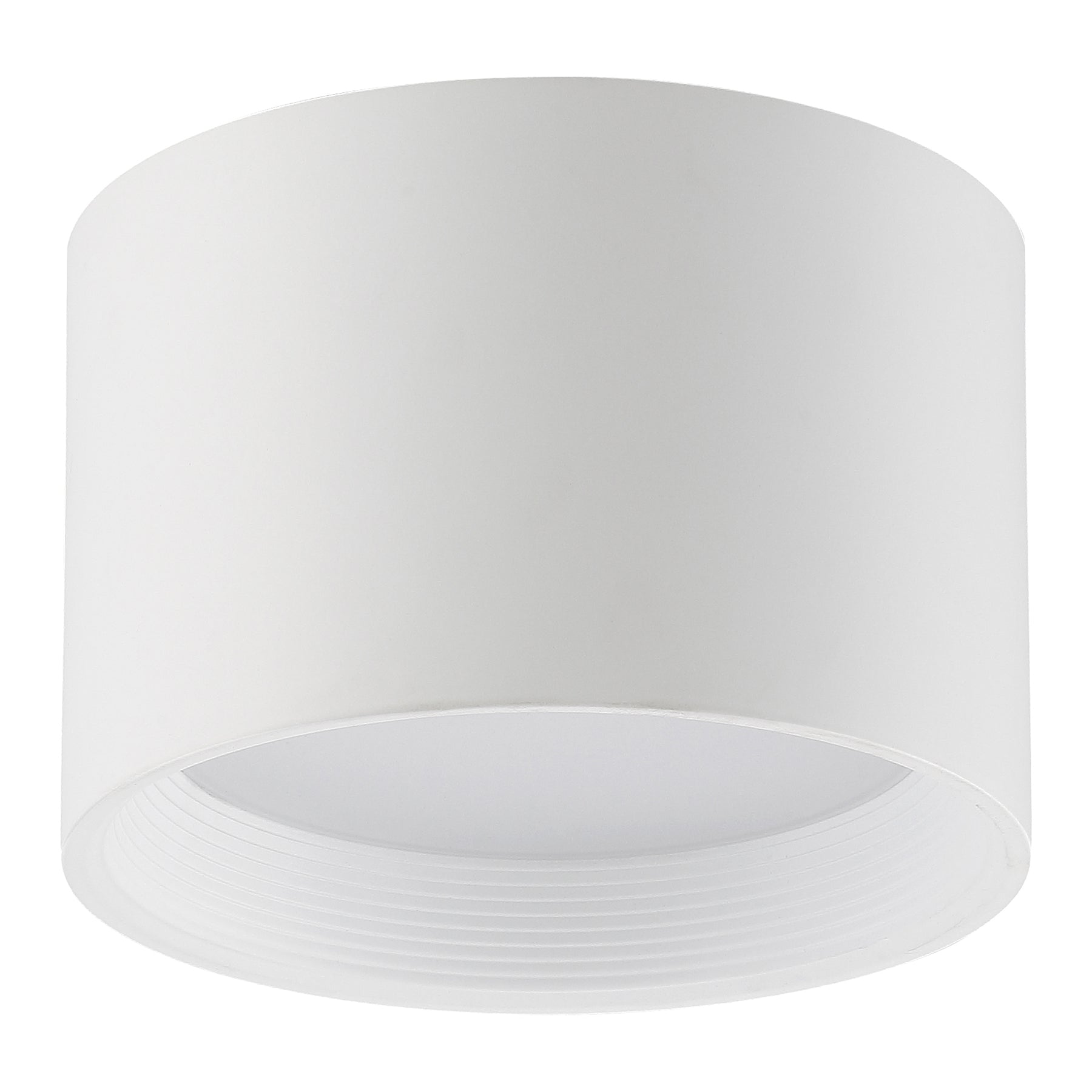 LED Flush Mount Ceiling Light, 2400 Lumens, 30W, 3000K, 120V,White, Reel Collection