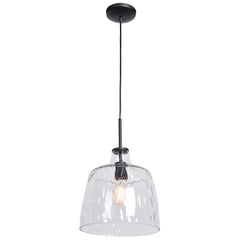 LED Pendant Light, 380 Lumens, 5W, 2200K, 120V, Black Finish