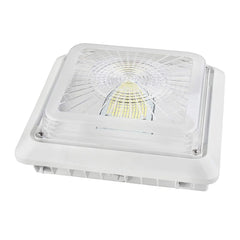 LED Canopy Light, 7150 Lumen Max, Wattage and CCT Selectable, 120-277V