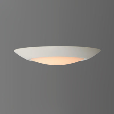 7.5" LED Flush Mount, 1200 Lumens, 13.5W, 2700K CCT, 120V, White Finish