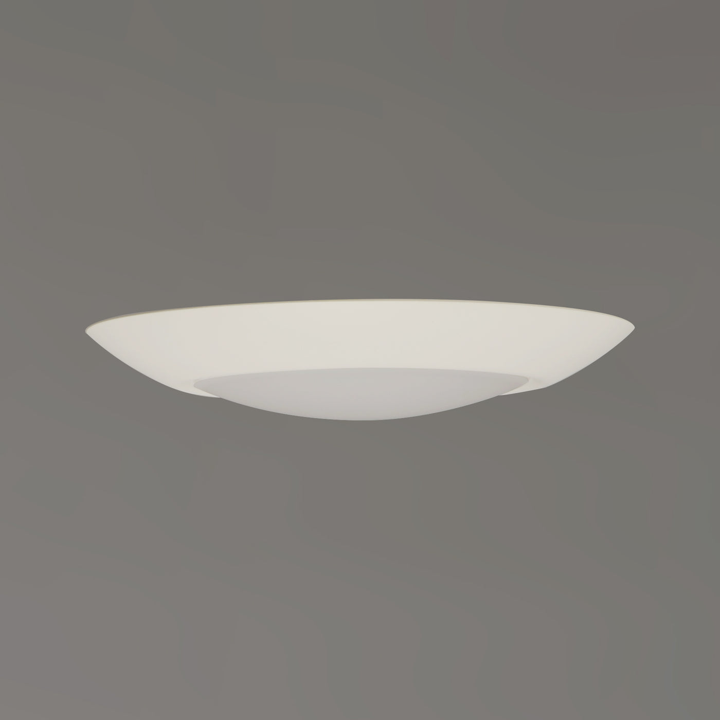 7.5" LED Flush Mount, 1200 Lumens, 13.5W, 2700K CCT, 120V, White Finish