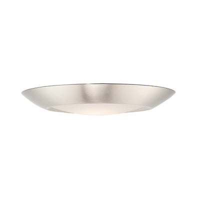 7.5" LED Flush Mount, 1200 Lumens, 13.5W, 3000K CCT, 120V, Black, Satin Nickel, or Bronze  Finish