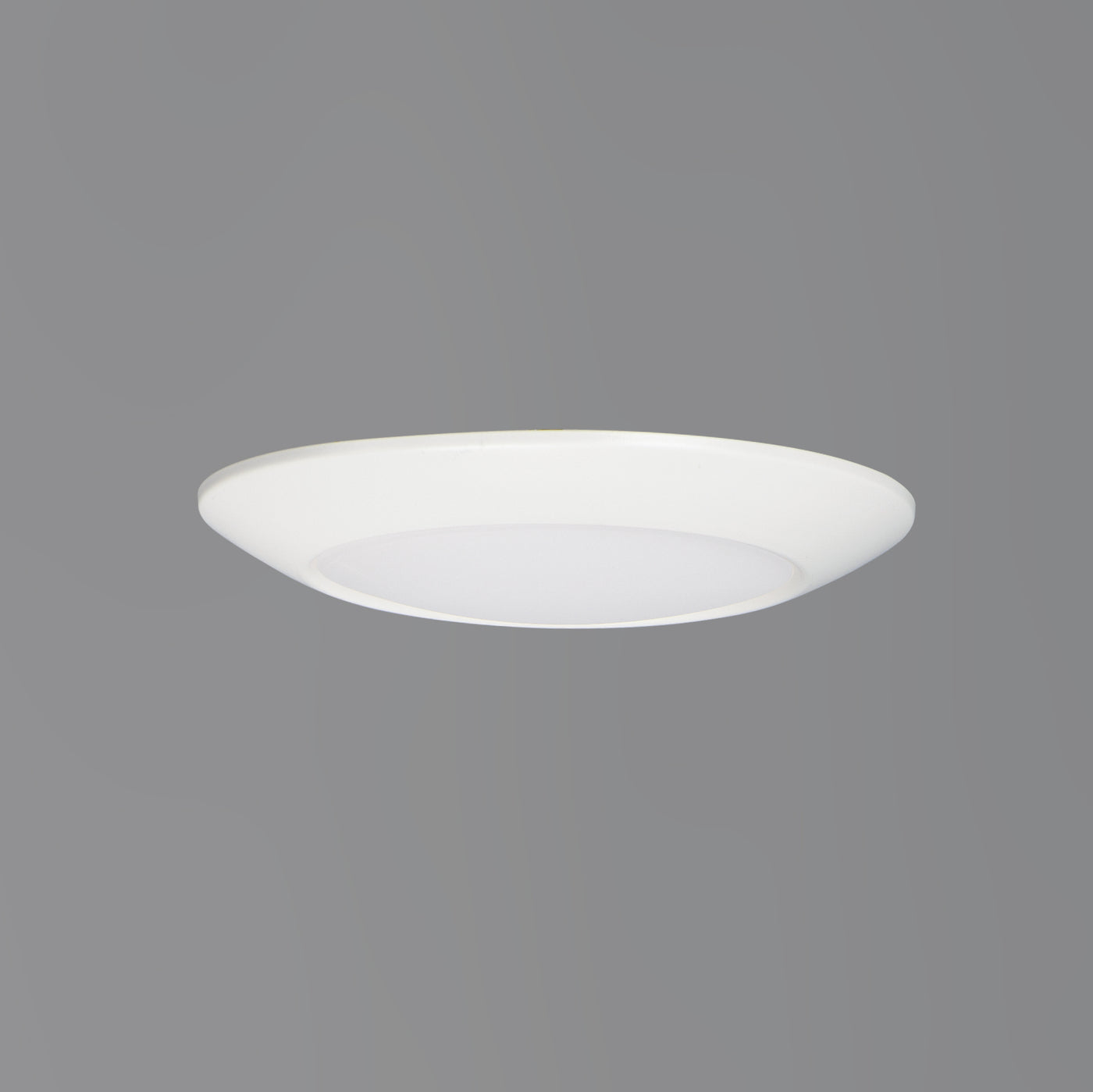6.25" LED Flush Mount, 1350 Lumens, 12W, 2700K CCT, 120V, White Finish