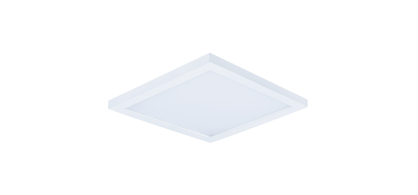 Wafer 4.5" Square LED Surface Mount, 660 Lumens, 10W, 3000K, 120-277V