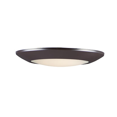 9.25" LED Diverse Flush Mount, 1620 Lumens, 18W, 3000K CCT, 120V, Black, Bronze, or Satin Nickel Finish