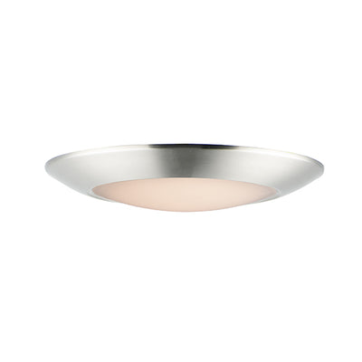 9.25" LED Diverse Flush Mount, 1620 Lumens, 18W, 3000K CCT, 120V, Black, Bronze, or Satin Nickel Finish