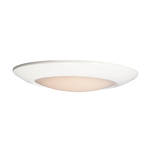 13" LED Diverse Flush Mount, 2250 Lumens, 25W, 3000K CCT, 120V, White Finish