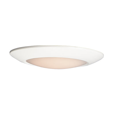 13" LED Diverse Flush Mount, 2250 Lumens, 25W, 3000K CCT, 120V, White Finish