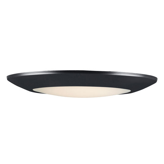 Diverse 13" LED Flush Mount Ceiling Light, 1850 Lumens, 25W, 3000K, 120V, Black Finish