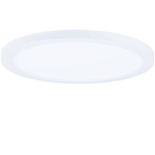 9" LED Wafer Surface Mount, 2,100 Lumens, 20W, 3000K CCT, 120-277V, Black, White, Bronze, or Satin Nickle Finish