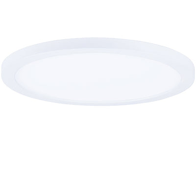 9" LED Wafer Surface Mount, 2,100 Lumens, 20W, 3000K CCT, 120-277V, Black, White, Bronze, or Satin Nickle Finish