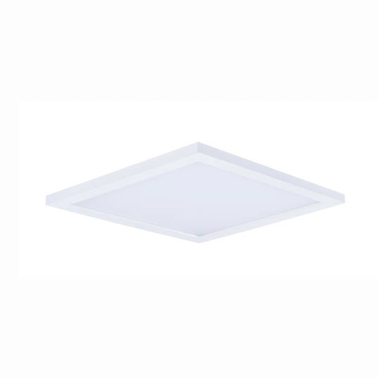 15" LED Square Wafer Surface Mount, 3,000 Lumens, 30W, 3000K CCT, 120-277V, Black, White, or Satin Nickle Finish