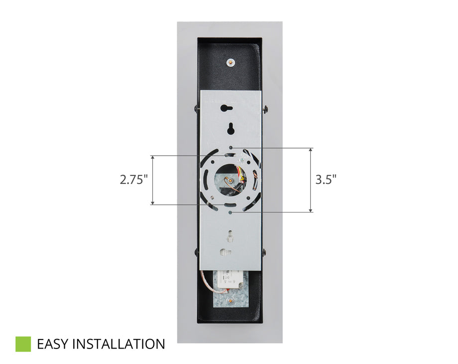 24" LED RGBW Outdoor Wall Sconce, 18W, 120-277V