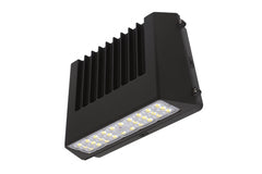 LED Full Cut Off Wall Pack, 5594 Lumen Max, Wattage 40/30/20W and CCT Selectable 3000K/4000K/5000K, Integrated Photocell, 120-277V