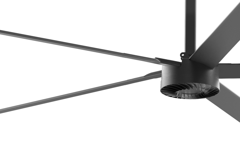 16 Foot 5-Blade Industrial Fan, 10,100 Lumens, 6000K, 200-240V