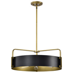 Altos 5 Light Large Pendant, 60W, 120V, Matte Black