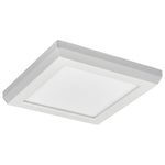 5" LED Square Flush Mount Fixture, 8W, CCT Selectable, White, Black, Bronze, Brushed Nickel Finish, 120V