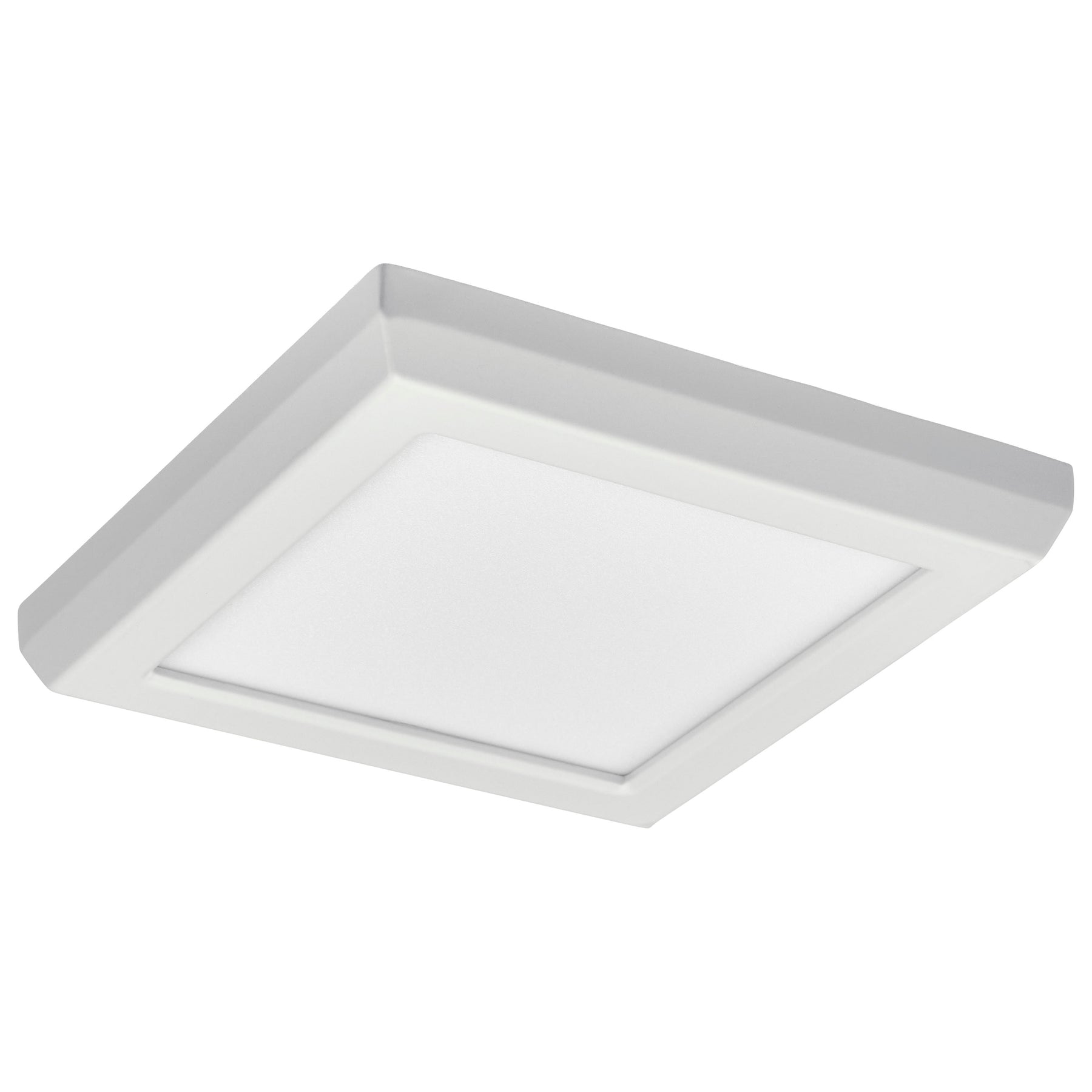 5" LED Square Flush Mount Fixture, 8W, CCT Selectable, White, Black, Bronze, Brushed Nickel Finish, 120V