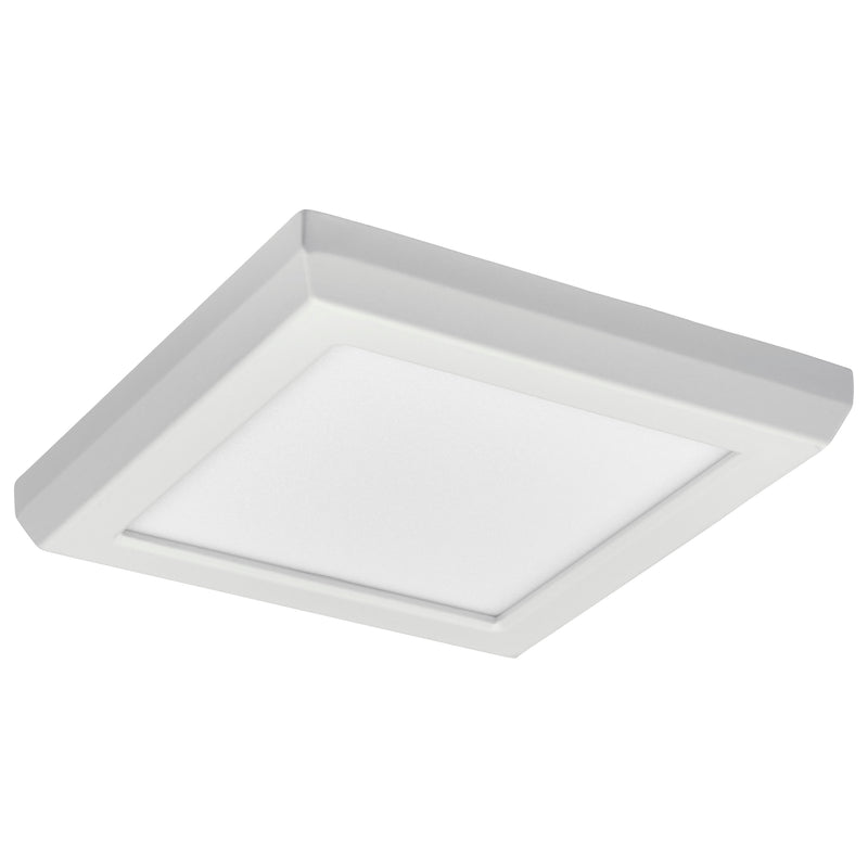 5" LED Square Flush Mount Fixture, 8W, CCT Selectable, White, Black, Bronze, Brushed Nickel Finish, 120V