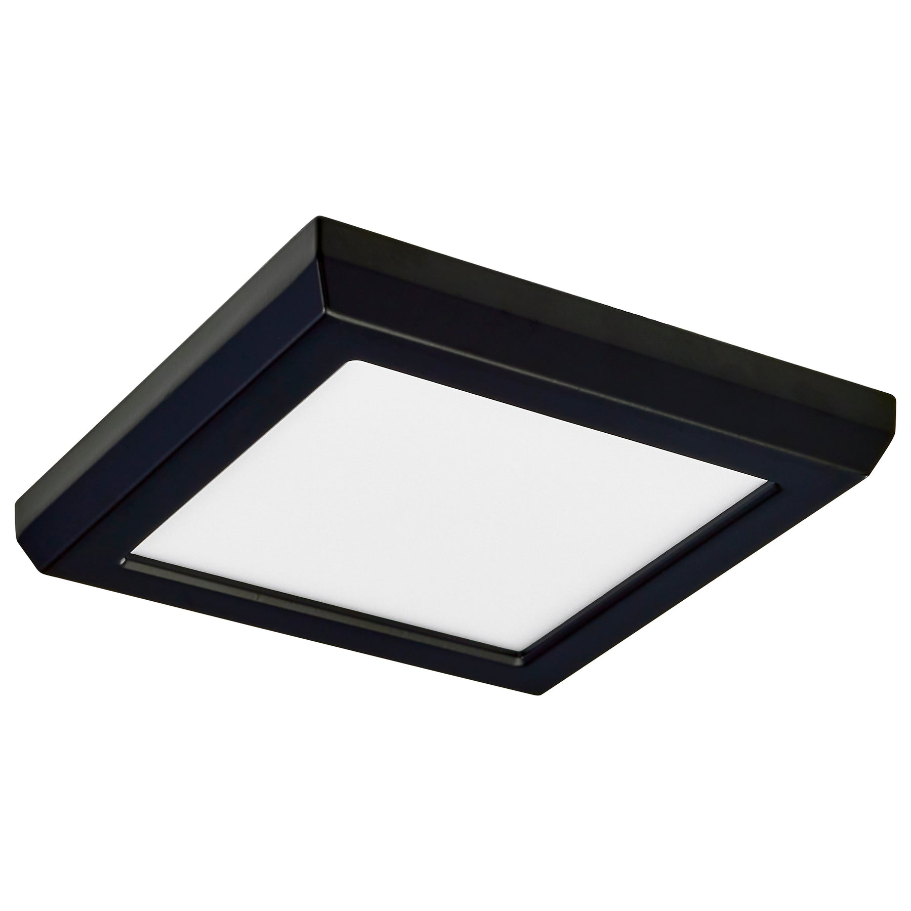 5" LED Square Flush Mount Fixture, 8W, CCT Selectable, White, Black, Bronze, Brushed Nickel Finish, 120V