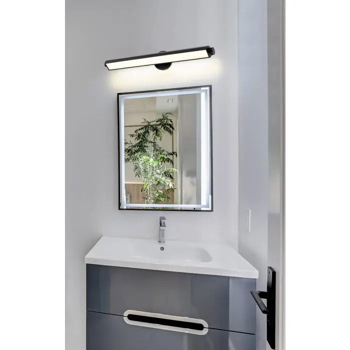 Auden 24" LED Vanity Light, CCT Selectable, 120V, Black Finish