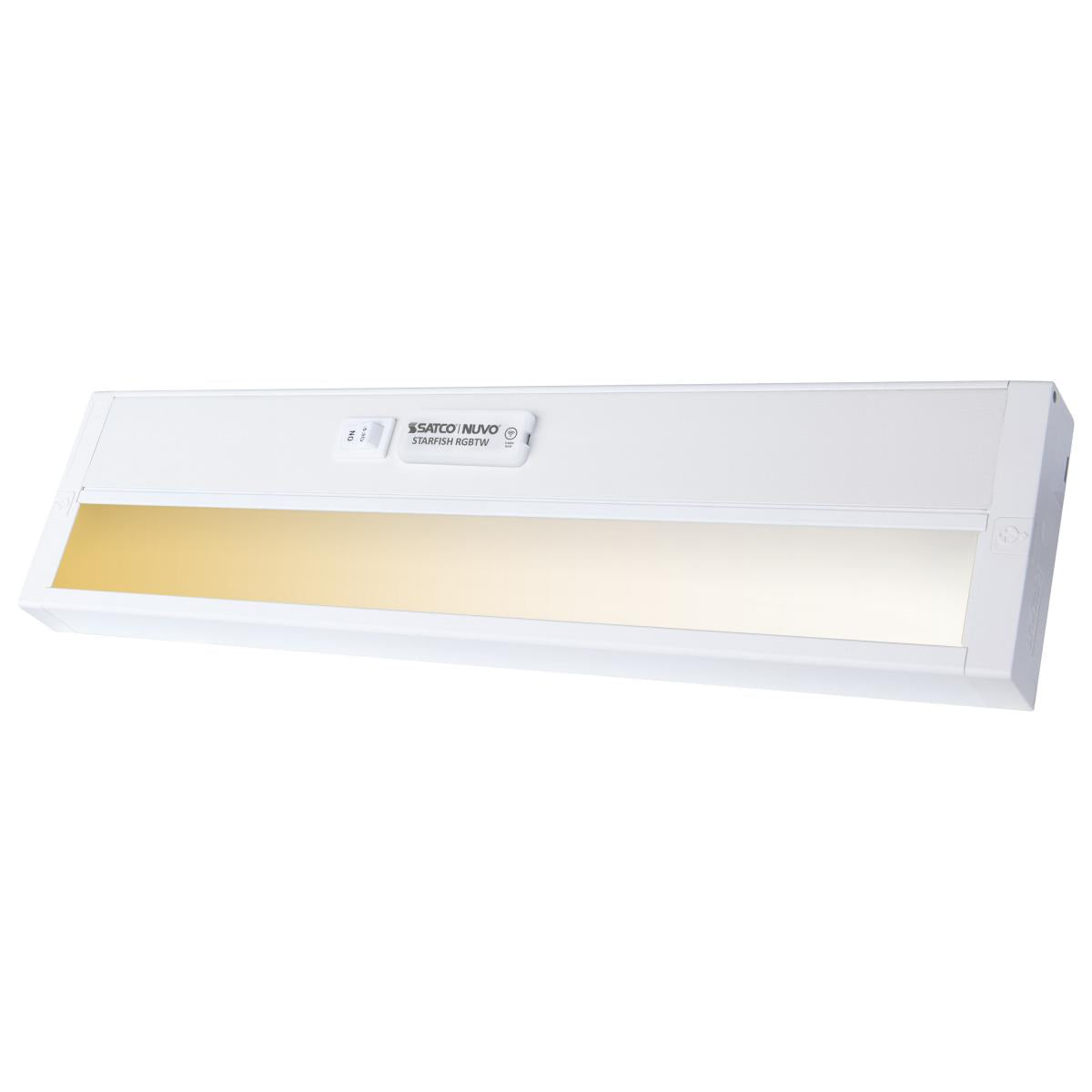 14 Inch LED Under Cabinet Light, SMART Starfish, RGB and Tunable White, White Finish