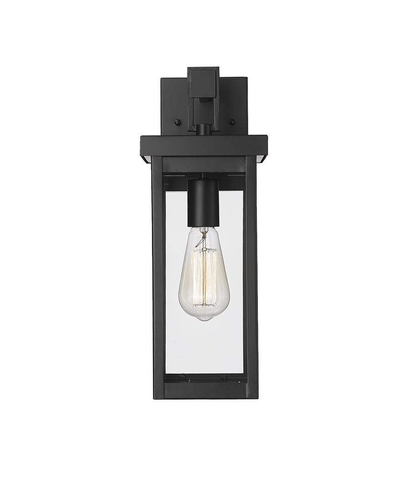 Millennium Lighting 1 Light 6" Outdoor Wall Sconce, Black or Bronze Finish, Barkeley Collection