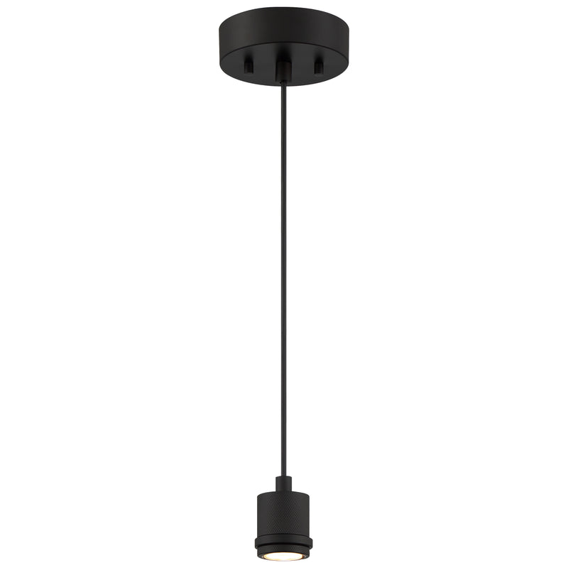 LED Pendant Light, 600 Lumens, 9W, Matte Black Finish, 120V, Port Nine Stark