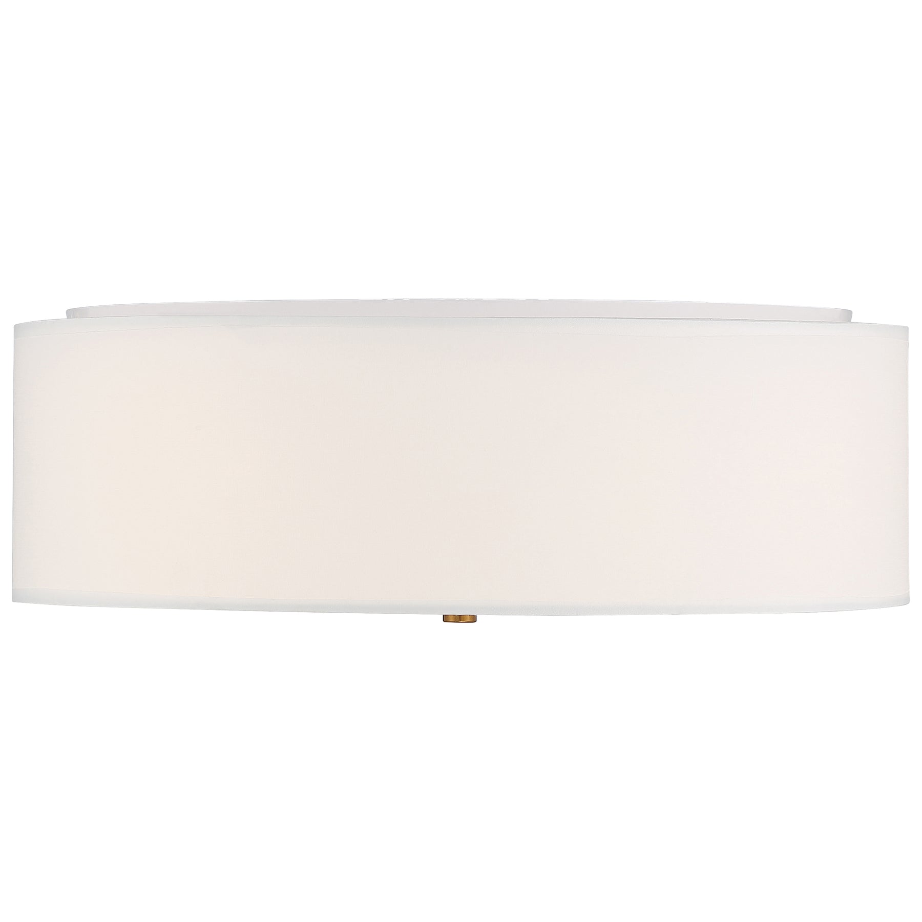 LED Flush Mount Ceiling Light, 2400 Lumens, 26W, 3000K, 120V, Antique Brushed Brass Finish, Mid Town Collection