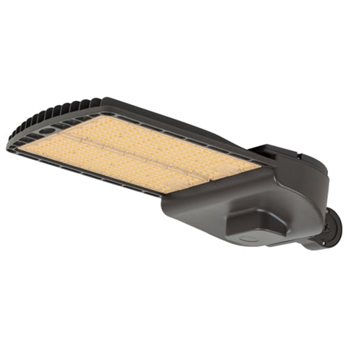 LED Shoebox Area Light, 44031 Lumen Max, Wattage and CCT Selectable, 277-480V, Dark Bronze Finish