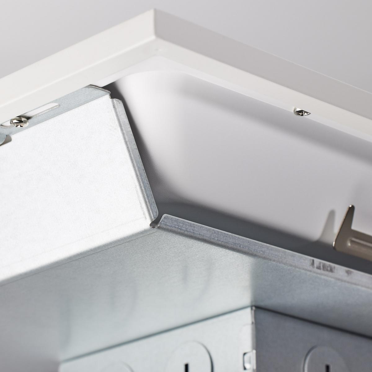 2x4 LED Emergency Backlit Flat Panel, Wattage and CCT Selectable, 100-277V, ColorQuick Technology, PowerQuick Technology
