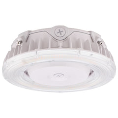 LED Canopy Fixture, 8,284 Lumen Max, 55W, CCT Selectable, White or Bronze Finish