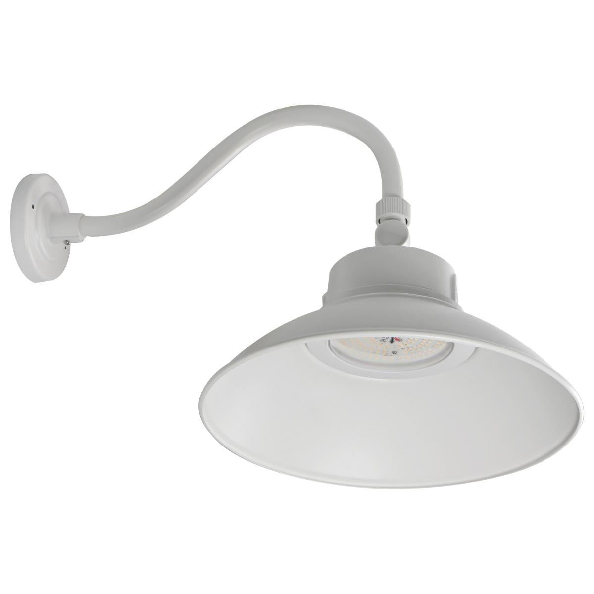 White CCT Selectable LED Gooseneck Fixture Mounting Arm | Warehouse ...