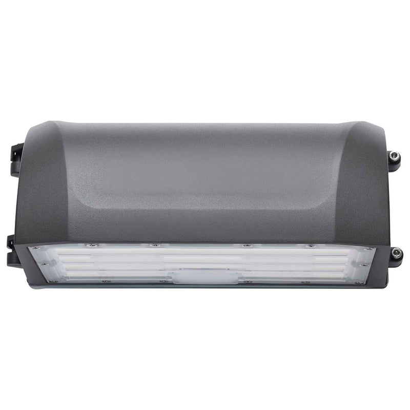 LED Full Cutoff Wall Pack, 11,904 Lumen Max, Wattage and CCT Selectable, 120-277V