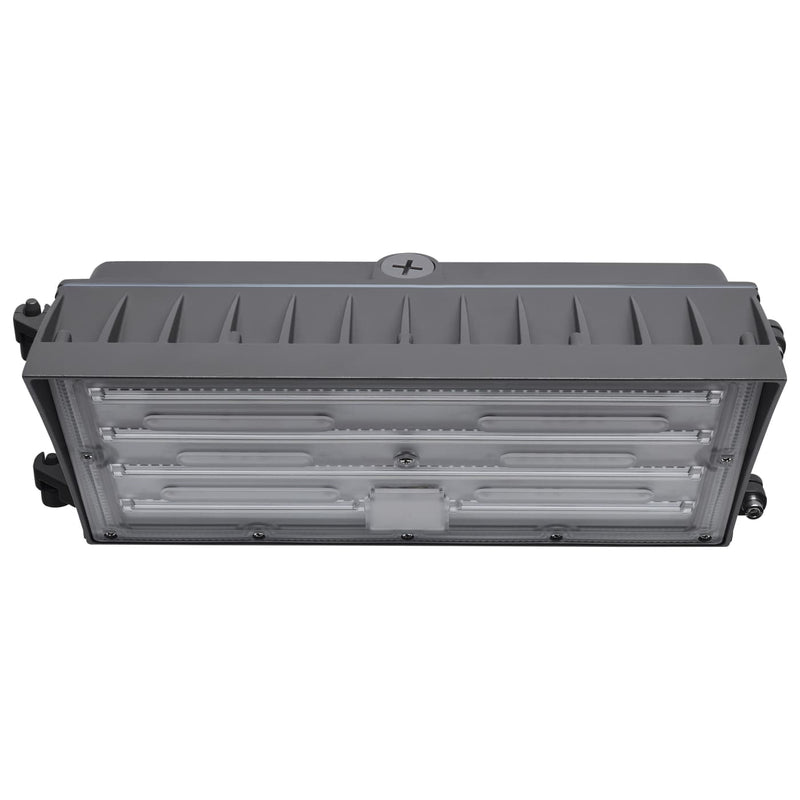 LED Semi Cutoff Wall Pack, 12,436 Lumen Max, Wattage and CCT Selectable, 120-277V, Bronze Finish